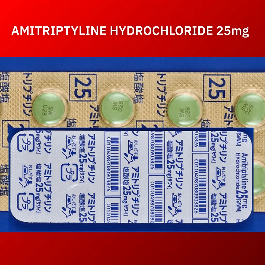 AMITRIPTYLINE HYDROCHLORIDE 25mg (Sawai) 100tab.