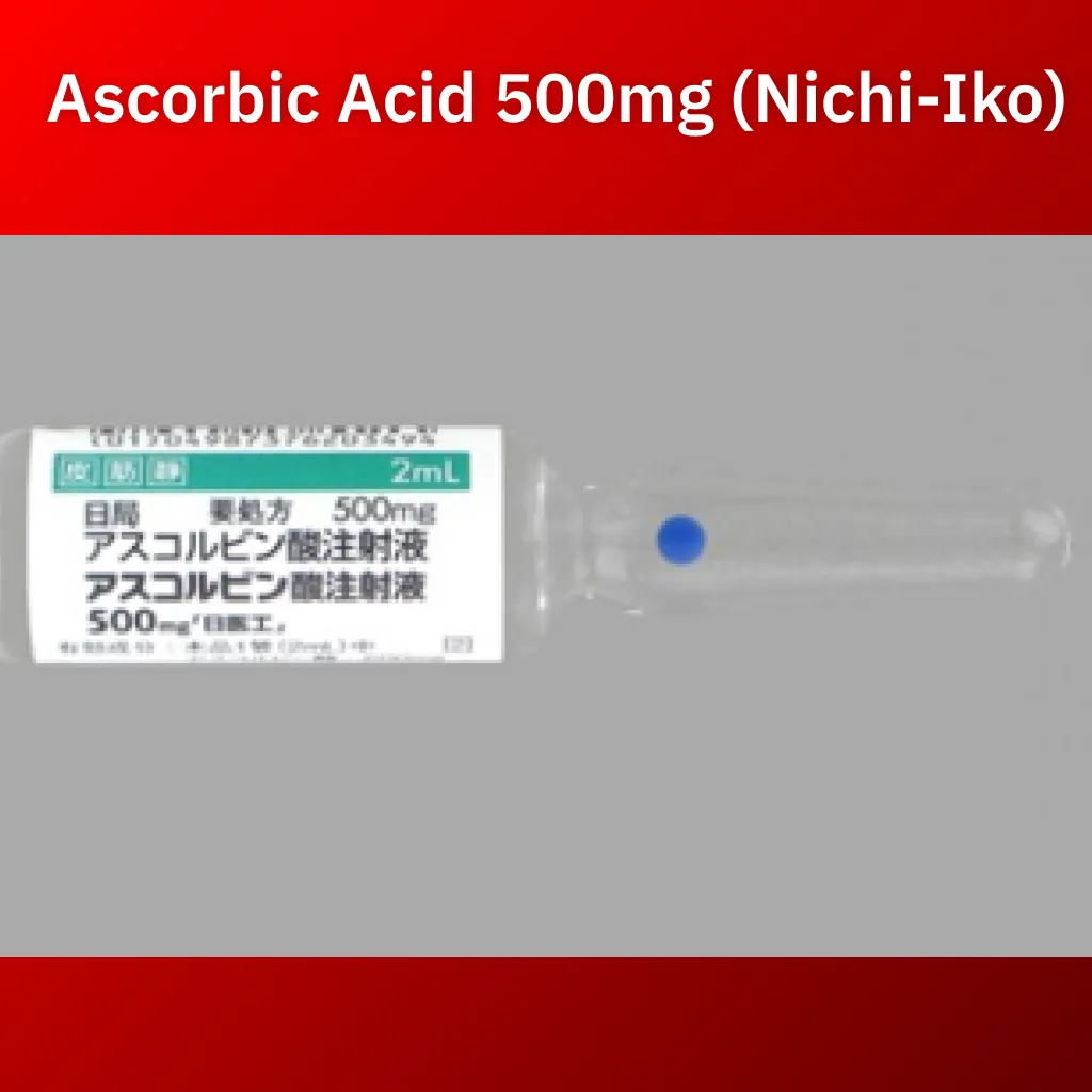 Ascorbic Acid 500mg (Nichi-Iko) (Vitamin C) 50amp.