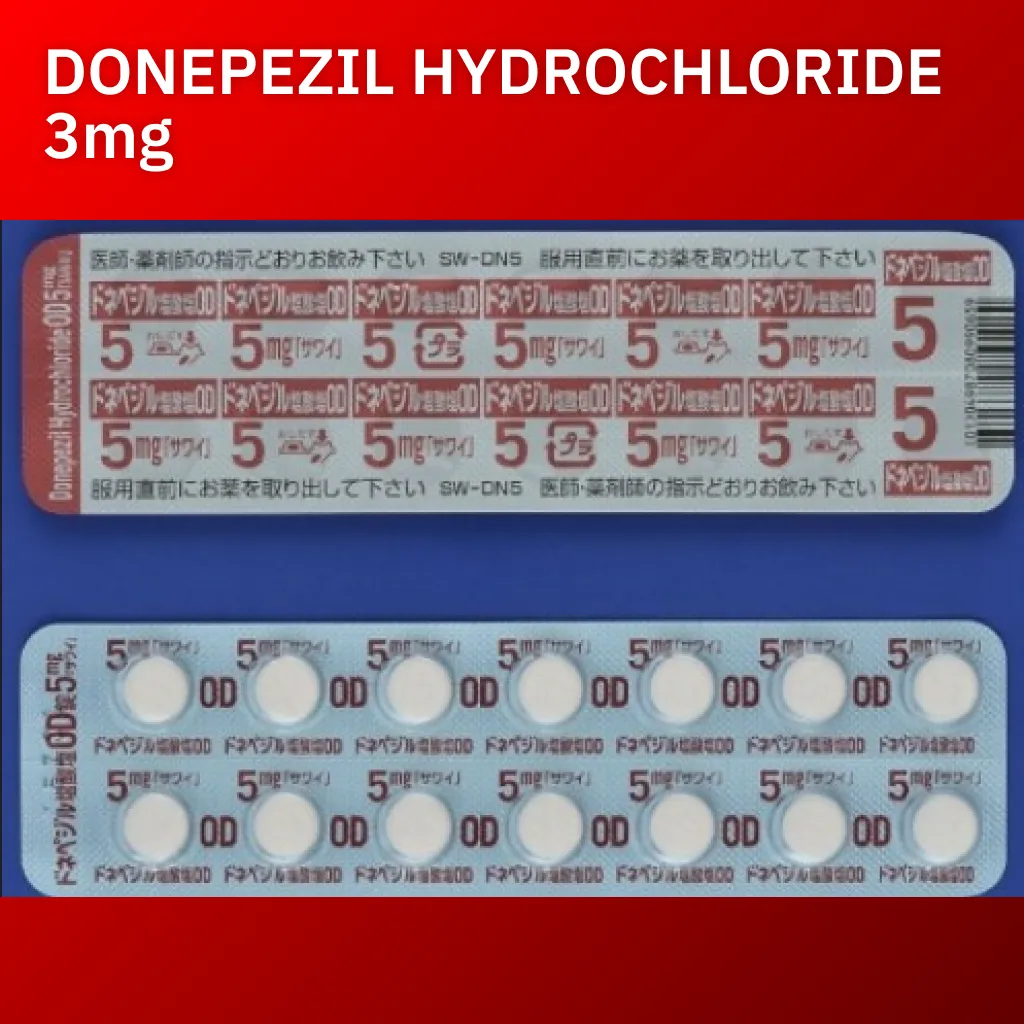 DONEPEZIL HYDROCHLORIDE 3mg (Sawai) 14tab.