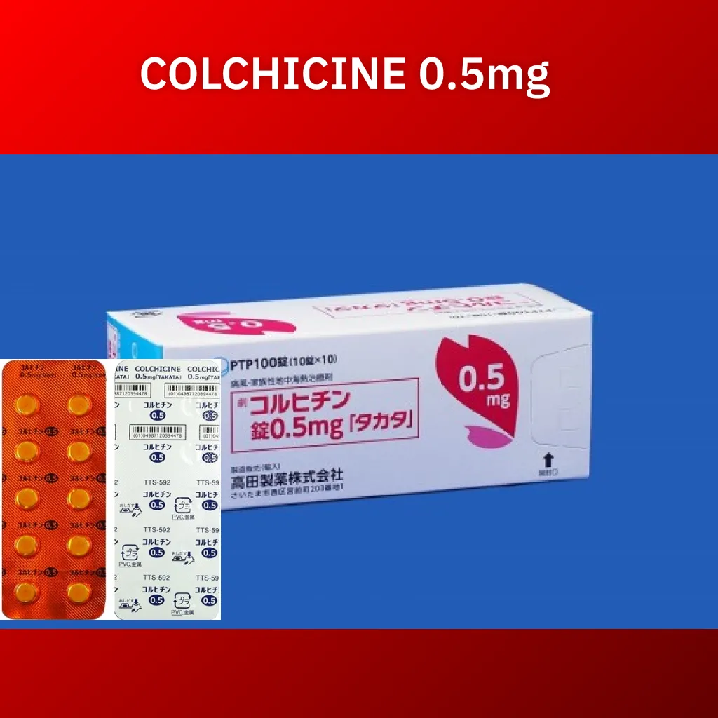 COLCHICINE 0.5mg (TAKATA) 100tab.